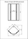Миниатюра изображения товара Душевой уголок Radomir Берген RD 90x90 / 1-09-2-0-0-3500 (прозрачное стекло)