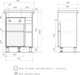 Миниатюра изображения товара Тумба с умывальником Volna Osmond 60 + Фостер 60