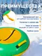 Миниатюра изображения товара Тюбинг-ватрушка Winter Star 9926587 (желтый/зеленый)