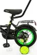 Миниатюра изображения товара Детский велосипед с ручкой ZigZag Classic 12 / ZG-1201 (черный/желтый, разобранный, в коробке)