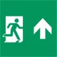 Миниатюра изображения товара Пиктограмма для аварийного светильника Arlight EMGP-MARK-MA-UP Человек, Вверх / 059834