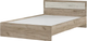 Миниатюра изображения товара Полуторная кровать Тащи в дом Гармония КР605 140х200 (крафт серый/крафт белый)