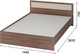Миниатюра изображения товара Полуторная кровать Тащи в дом Гармония КР602 140х200 (ясень-шимо/светлый/темный)