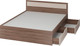 Миниатюра изображения товара Двуспальная кровать Тащи в дом Гармония КР604 160х200 (ясень-шимо/светлый/темный)