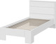 Миниатюра изображения товара Односпальная кровать Тащи в дом Люмо КР 01 90x200 (белый/белый)