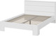 Миниатюра изображения товара Полуторная кровать Тащи в дом Люмо КР 02 140x200 (белый/белый)