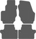 Миниатюра изображения товара Комплект ковриков для авто Alicosta 1446_2-сер для Volvo S80 II седан 2006-2016 (EVA ромб, серый)