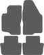 Миниатюра изображения товара Комплект ковриков для авто Alicosta 1448_2-сер для Volvo S80 I седан 1998-2006 (EVA ромб, серый)
