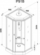 Миниатюра изображения товара Душевая кабина Parly P91B