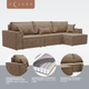 Миниатюра изображения товара Диван угловой VELUNA Фабио MAX (Erika Brown)