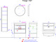 Миниатюра изображения товара Тумба с умывальником Aqwella Fargo FRG0107DB + Фостер 70