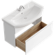 Миниатюра изображения товара Тумба с умывальником Aqwella Rodos ROD01081 + Элеганс 85