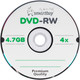 Миниатюра изображения товара Набор дисков DVD+RW SmartBuy 4.7Gb 4x Cake Box / SBDV-RW25 (25шт)