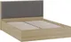 Миниатюра изображения товара Двуспальная кровать ТриЯ Сэнди тип 2 без ПМ 160х200 (вяз благородный/велюр графит)