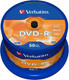 Миниатюра изображения товара Набор дисков DVD-R Verbatim AZO Matt Silver CakeBox 4.7GB 16x / 43548 (50шт)
