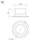 Точечный светильник Arlight MS-BREEZE-BUILT-R104-12W Warm3000 WH 90 deg 230V / 036615(1) — фото 4