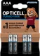 Миниатюра изображения товара Комплект батареек Opticell Turbo MAX LR03 AAA / 6053004 (4шт)