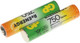 Миниатюра изображения товара Комплект аккумуляторов GP Batteries 75AAAHCRGY-2CRCB2 AAA NiMH 750mAh (2шт)