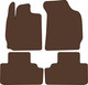 Миниатюра изображения товара Комплект ковриков для авто Alicosta 2249_1-кор для Ford Maverick SUV/TM1 2000-2007 (EVA соты, коричневый)