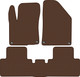Миниатюра изображения товара Комплект ковриков для авто Alicosta 2224_1-кор для Geely Belgee X50 I SUV 2023-н.в. (EVA соты, коричневый)