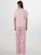 Миниатюра изображения товара Пижама Mark Formelle 592635 (р.164/170-96-102, розовая сказка/текст на розовом)