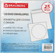 Миниатюра изображения товара Набор конвертов для CD дисков Brauberg 123599 (25шт)