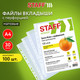 Миниатюра изображения товара Набор файлов Staff 273002 (100шт)