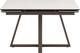 Миниатюра изображения товара Обеденный стол Stool Group Керас 120-180x80x75 (керамика Carmen light grey/коричневый)