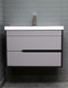 Миниатюра изображения товара Тумба под умывальник Домино Unit 80 Karat В2 (серый тауп)