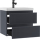 Миниатюра изображения товара Тумба под умывальник Домино Unit 60 Tower В2 (графит)
