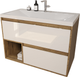 Тумба под умывальник Эстет Monaсo Wood 90х48 2 ящика / ФР-00010672 — фото 4
