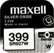 Миниатюра изображения товара Батарейка Maxell Watch 399 SR927SW Silver 1.55V Bl.1