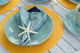 Тарелка столовая обеденная Oxford Ryo Blue Bay 077080 / RB02-9507 — фото 5