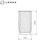 Миниатюра изображения товара Подставка для кухонных приборов Lemax LB-12 BSG (матовое золото)