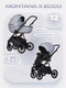 Миниатюра изображения товара Детская универсальная коляска Riko Montana X Ecco 2 В 1 Basic (23 серый)