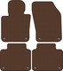 Миниатюра изображения товара Комплект ковриков для авто Alicosta 1450_1-кор для Volvo S90 II седан 2016-н.в. (EVA соты, коричневый)