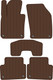 Миниатюра изображения товара Комплект ковриков для авто Alicosta 1933_1-кор для Volvo V60 Cross County универсал 2018-н.в. (EVA соты, коричневый)