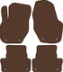 Миниатюра изображения товара Комплект ковриков для авто Alicosta 1460_1-кор для Volvo XC60 I SUV/DZ 2008-2017 (EVA соты, коричневый)