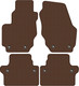 Миниатюра изображения товара Комплект ковриков для авто Alicosta 1553_1-кор для Volvo XC70 III SUV 2007-2016 (EVA соты, коричневый)