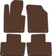 Миниатюра изображения товара Комплект ковриков для авто Alicosta 1466_1-кор для Volvo XC90 II SUV гибрид/L 2014-н.в. (EVA соты, коричневый)