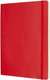 Миниатюра изображения товара Блокнот Moleskine Classic Soft QP621F2 XLarge (красный)