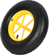 Миниатюра изображения товара Колесо для тачки Deli 16"x4.00-8 / EDL436065T (пневматическое)