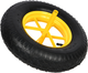 Миниатюра изображения товара Колесо для тачки Deli 16"x4.00-8 / EDL436065T (пневматическое)