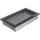Миниатюра изображения товара Решетка вентиляционная для камина Kratki G 17x30 (графит)