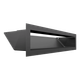 Миниатюра изображения товара Решетка вентиляционная для камина Kratki Luft G 9x40 (графит)