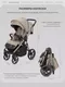 Миниатюра изображения товара Детская прогулочная коляска Rant Caspia soft / RA100 (Sandy Beige)