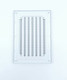Миниатюра изображения товара Решетка вентиляционная Viento 1825ВРР с регулировкой потока воздуха (белый)