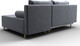 Миниатюра изображения товара Диван угловой Лига Диванов Лига-102 универсальный / 134792 (велюр Seven 17 серый)