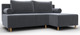 Миниатюра изображения товара Диван угловой Лига Диванов Лига-102 универсальный / 134792 (велюр Seven 17 серый)