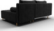 Миниатюра изображения товара Диван угловой Лига Диванов Лига-102 универсальный / 134794 (велюр Seven 35 черный)